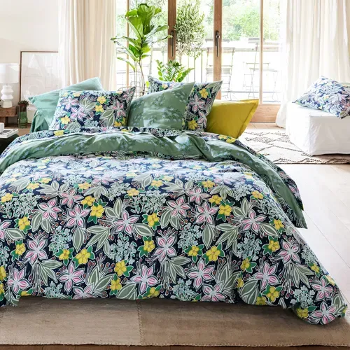 Housse De Couette 240x220 Multicolore En Coton