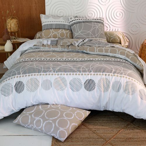 Drap-housse 90x190x28 Beige En Coton