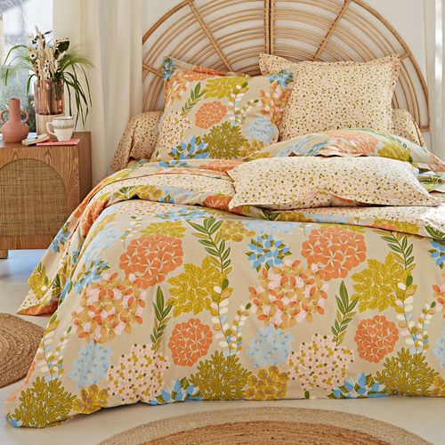 Drap-housse 140x190x28 Multicolore En Coton