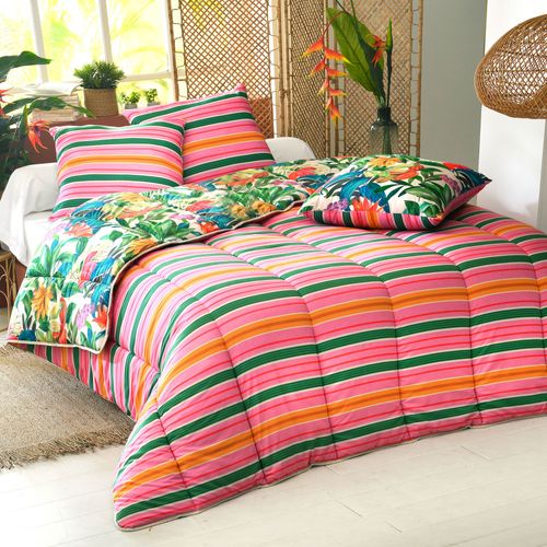 Couette Légère 200x200 Multicolore En Polyester