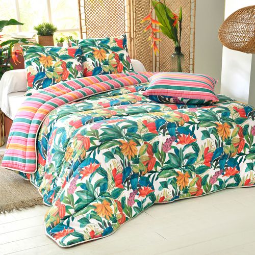 Couette Légère 200x200 Multicolore En Polyester