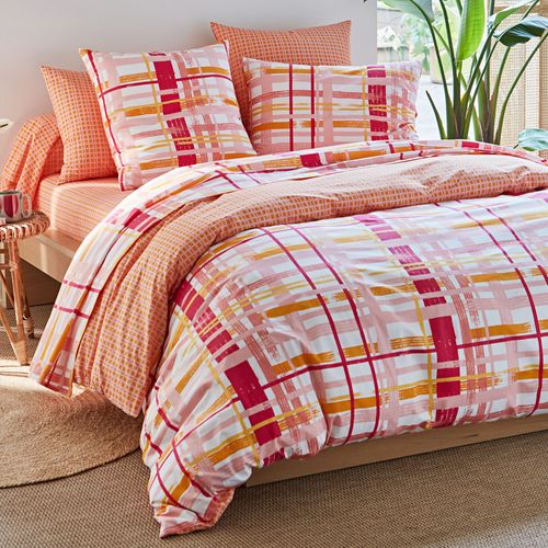Housse De Couette 200x200 Multicolore En Coton