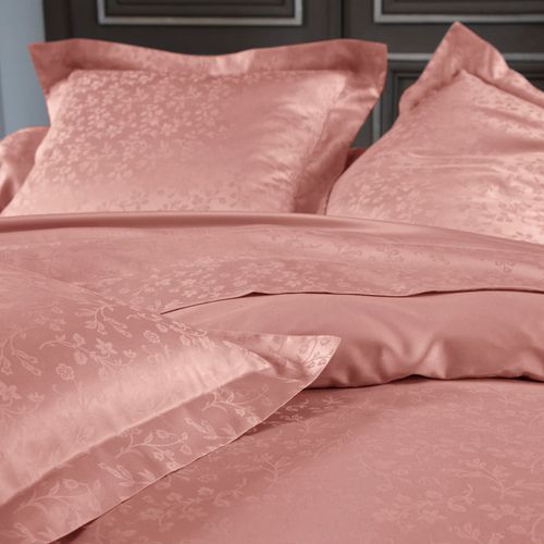 Housse De Couette 260x240 Rose Poudré En Coton