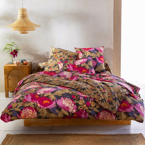 Housse De Couette 140x200 Rose Pivoine En Coton
