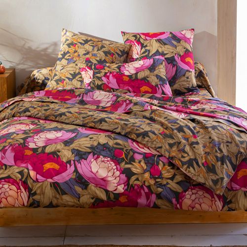 Housse De Couette 140x200 Rose Pivoine En Coton
