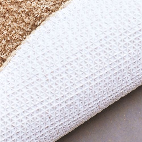 Tapis De Bain 60x100 Beige En Acrylique 1850 G/m²