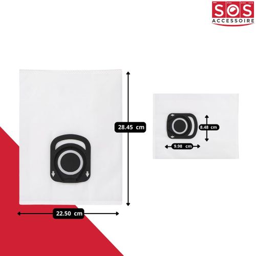 Lot De 6 Boîtes De 4 Sacs + 1 Filtre Hygiene+ Aspirateur Zr200520 Rowenta, Tefal, Moulinex