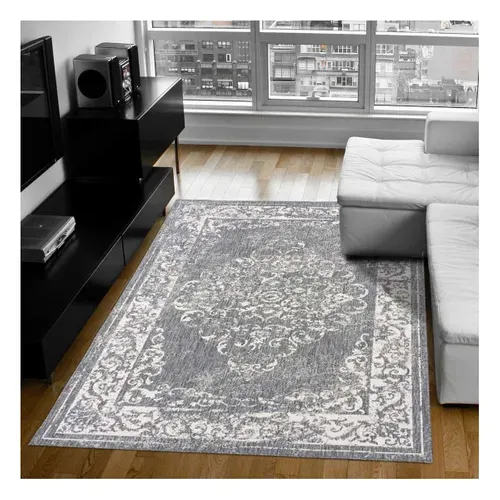 Tapis Extérieur, Kilim Reversible 80x150 Lyn2 Ap Reversible Gris