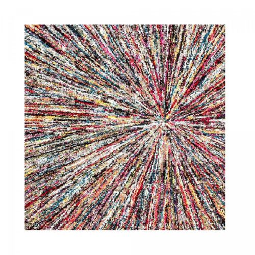 Tapis Entrée 40x60 Tissé Multicolore Rectangle Motif Ethnique Lyn6 Impact