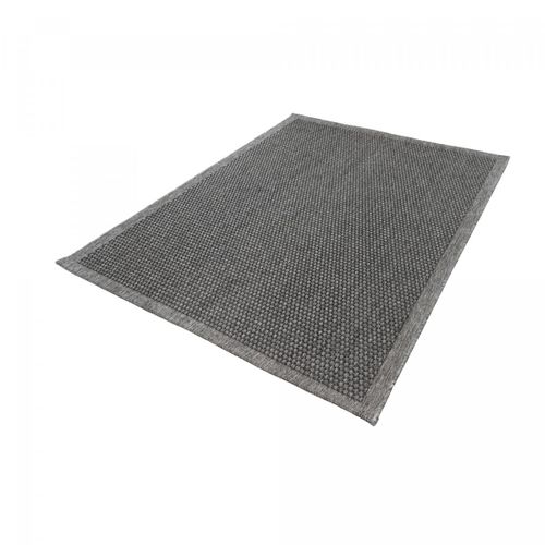 Tapis Extérieur 120x170 Tissé Kilim Gris Lyn45 Sunsau 7