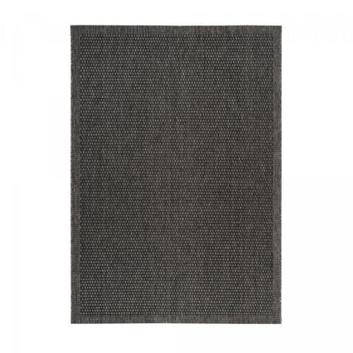 Tapis Extérieur 120x170 Tissé Kilim Gris Lyn45 Sunsau 7