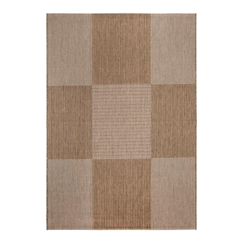 Tapis Extérieur 160x230 Tissé Kilim Marron Externa