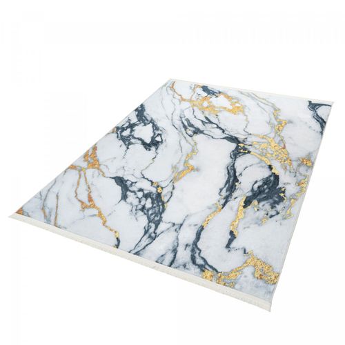 Tapis Chambre 120x160 Tissé Or Rectangle Motif Abstrait Pery