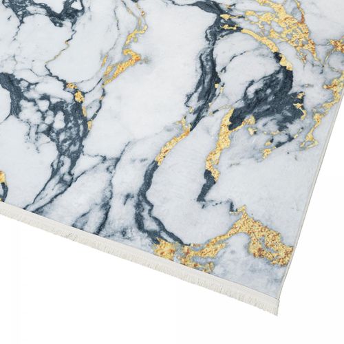 Tapis Chambre 120x160 Tissé Or Rectangle Motif Abstrait Pery