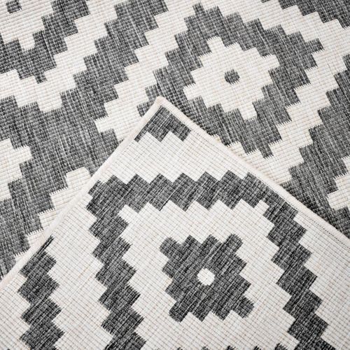 Tapis Extérieur, Kilim Reversible 160x230 Lyn2 I Reversible Gris