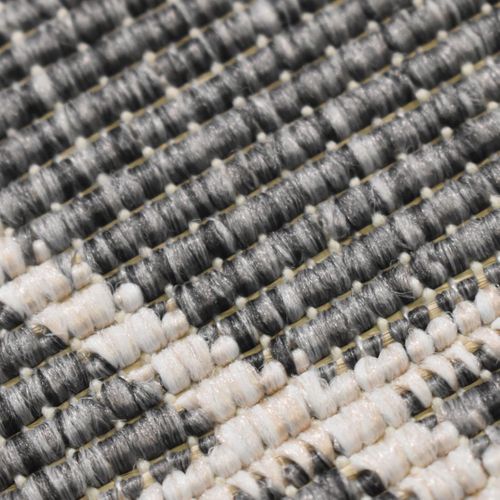 Tapis Extérieur, Kilim Reversible 280x380 Lyn2 R Reversible Gris Et Crème