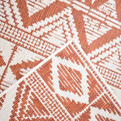 Tapis Extérieur, Kilim Reversible 120x170 Lyn2 Bg Reversible Rouge