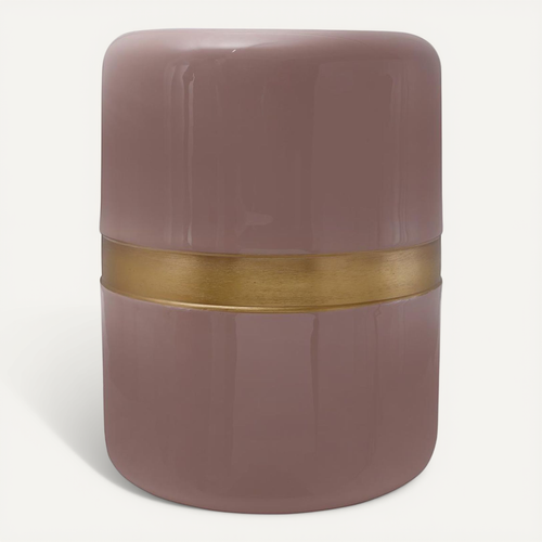 Table Basse Fait Main En Fer Epa 36x36 Vieux Rose
