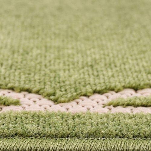 Tapis Extérieur 160x230 Tissé Kilim Vert Kuma