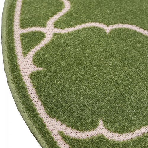 Tapis Extérieur 160x230 Tissé Kilim Vert Kuma
