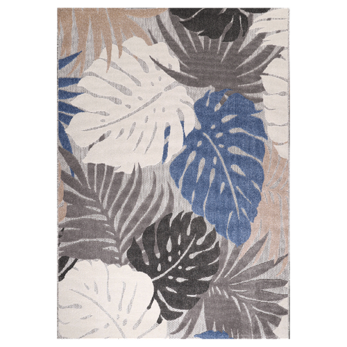 Tapis Extérieur 140x200 Tissé Kilim Beige Chimeki