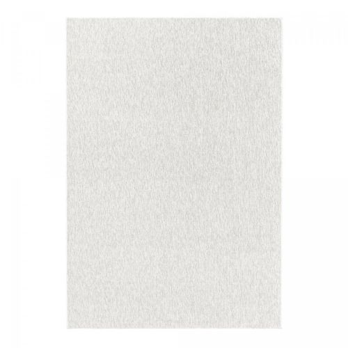 Tapis Couloir 80x150 Tissé Crème Rectangle Motif Uni Sakrda
