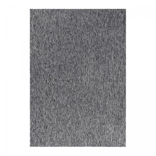 Tapis Salle De Bain 140x200 Tissé Gris Rectangle Motif Uni Sakrda