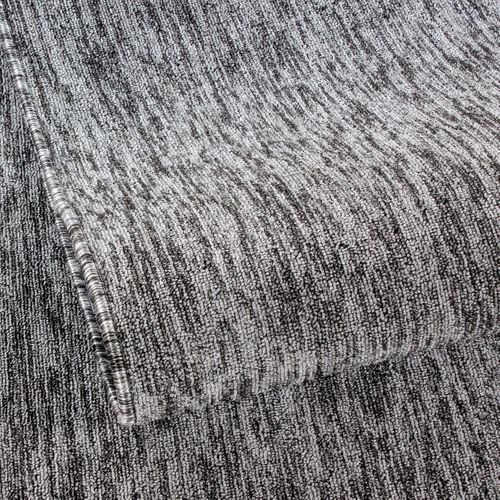 Tapis Salle De Bain 140x200 Tissé Gris Rectangle Motif Uni Sakrda