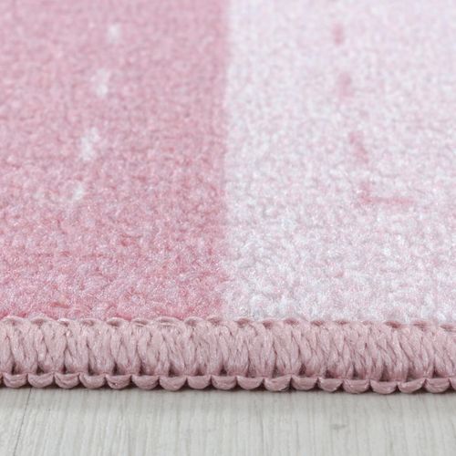 Tapis Enfant 100x150 Lavable 30° Roseka Rose