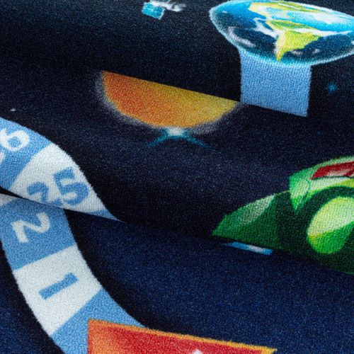 Tapis Enfant 120x170 Lavable 30° Kidatu Bleu