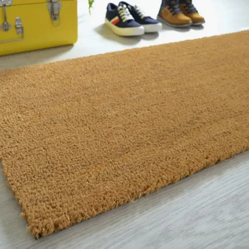 Paillasson 100x200 Tissé En Coco Motif Uni Eco Coco Beige