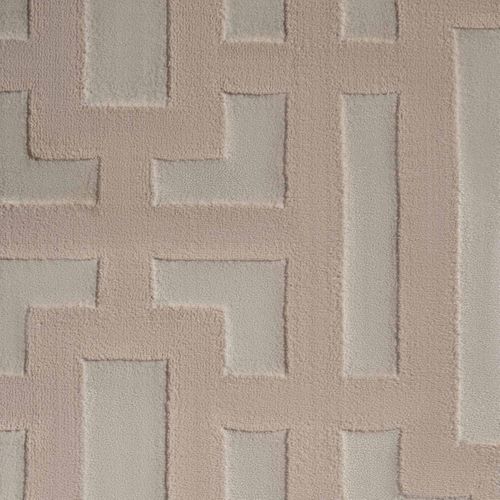 Tapis Salon 160 X 235 Cm Beige, Motif Géométrique En Relief, Confort Et Finition Soignée, Onyx