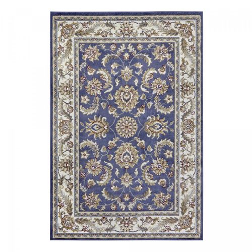 Tapis Salon 160x235cm Bleu, écru Reni