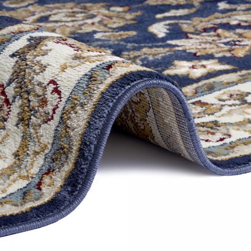 Tapis Salon 160x235cm Bleu, écru Reni