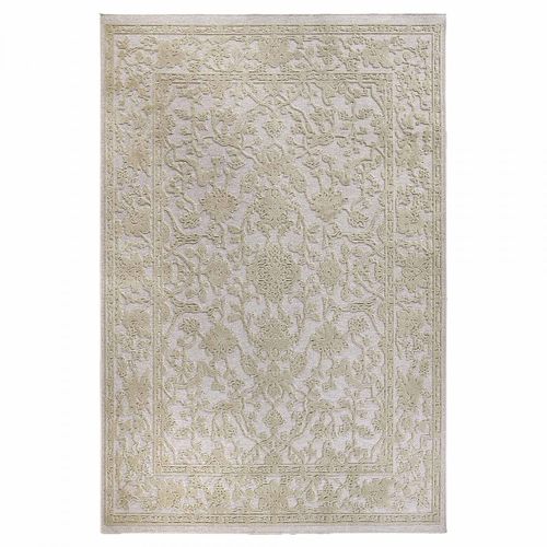 Tapis Kilim 160 X 230 Cm, Beige écru, Motif Oriental Authentique, Ambroise, Pliable Et Hydrofuge