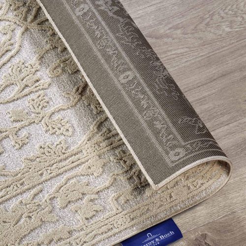 Tapis Kilim 160 X 230 Cm, Beige écru, Motif Oriental Authentique, Ambroise, Pliable Et Hydrofuge
