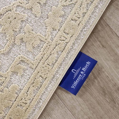 Tapis Kilim 160 X 230 Cm, Beige écru, Motif Oriental Authentique, Ambroise, Pliable Et Hydrofuge