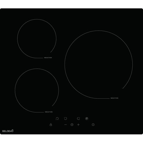 Beldeko Plaque De Cuisson 3 Foyers Induction 5800 Watts - Grand Feu De 280 Mm