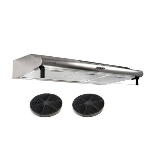 Greta 90 Xs - Hotte visière 90 Cm Inox 420 M3/h