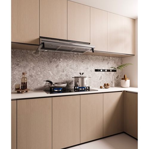 Greta 90 Xs - Hotte visière 90 Cm Inox 420 M3/h