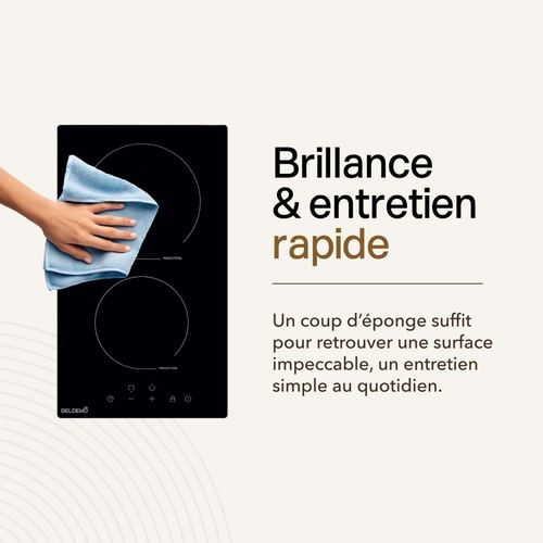 Beldeko Plaque Induction 2 Foyers Avec Minuterie - 3300w