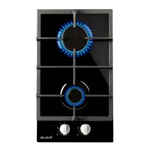 Btg2z-d01vno/b - Plaque De Cuisson 2 Zones / Verre Noir  - 4000w