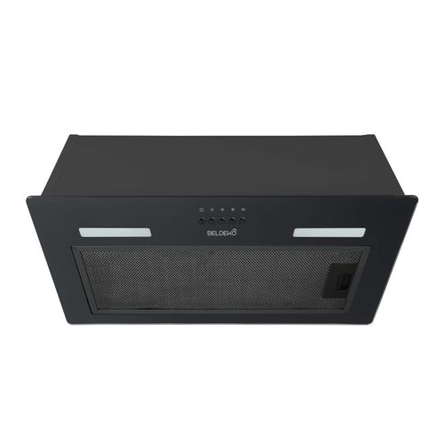 Hotte Encastrable - Groupe Filtrant Noir 52 Cm - 335 M3/h - Evacuation Ou Recyclage - Filtres à Char
