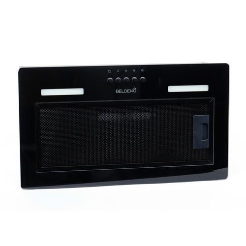 Hotte Encastrable - Groupe Filtrant Noir 52 Cm - 335 M3/h - Evacuation Ou Recyclage - Filtres à Char