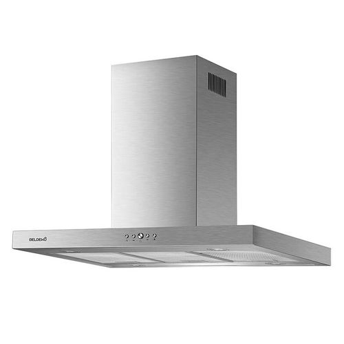 Hotte Îlot Aspirante 90 Cm Inox - Débit 553 M3/h - 3 Vitesses