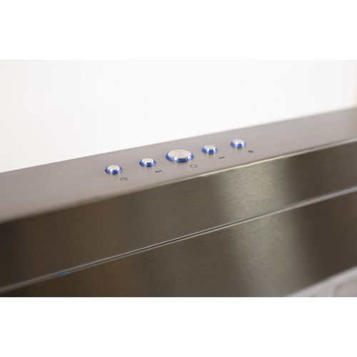 Hotte Îlot Aspirante 90 Cm Inox - Débit 553 M3/h - 3 Vitesses