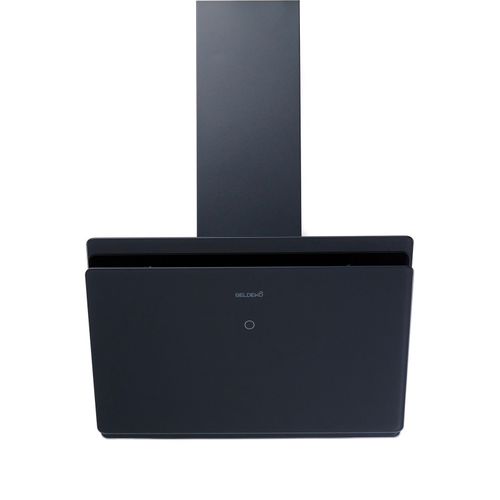 Beldeko Hotte Inclinée Noir 60 Cm 455 M3/h - Hotte Silencieuse - Recyclage Ou Evacuation