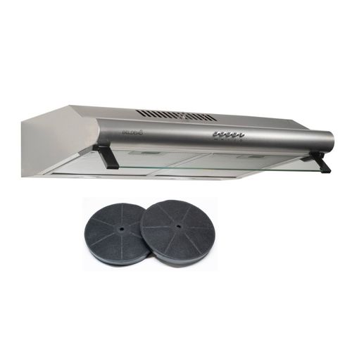 Beldeko Hotte Casquette 60 Cm Inox - Double Moteur 203 Watts - 435 M3/h