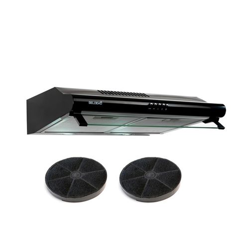Beldeko Hotte Casquette 60 Cm Noir 435 M3/h 200w - Marque Française