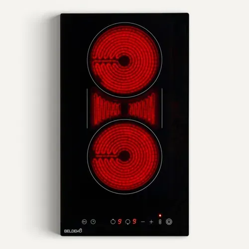 Beldeko Plaque Vitrocéramique 2 Feux Flex 3400w - Marque Française